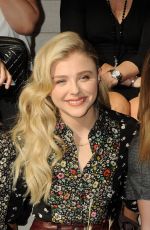 CHLOE MORETZ at The Coach Fashion Show in New York 09//15/2015