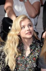 CHLOE MORETZ at The Coach Fashion Show in New York 09//15/2015