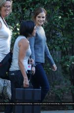 EMMA WATSON on the Set of The Circle in Los Angeles 09/18/2015
