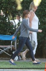 EMMA WATSON on the Set of The Circle in Los Angeles 09/18/2015