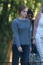 EMMA WATSON on the Set of The Circle in Los Angeles 09/18/2015