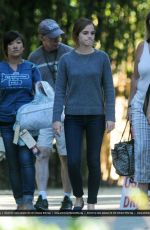 EMMA WATSON on the Set of The Circle in Los Angeles 09/18/2015