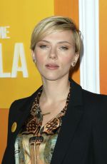SCARLETT JOHANSSON at He Mamed Me Malala Premiere in New York 09/24/2015