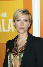 SCARLETT JOHANSSON at He Mamed Me Malala Premiere in New York 09/24/2015