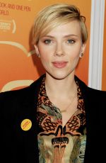 SCARLETT JOHANSSON at He Mamed Me Malala Premiere in New York 09/24/2015