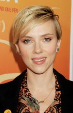 SCARLETT JOHANSSON at He Mamed Me Malala Premiere in New York 09/24/2015