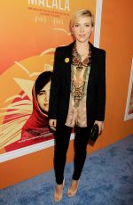 SCARLETT JOHANSSON at He Mamed Me Malala Premiere in New York 09/24/2015