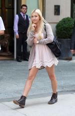 AVA SAMBORA Leaves Her Hotel in New York 09/03/2015