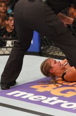 PAIGE VANZANT vs ALEX CHAMBERS at UFC 191 at MGM Grand Garden Arena in Las Vegas