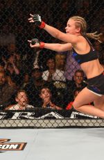 PAIGE VANZANT vs ALEX CHAMBERS at UFC 191 at MGM Grand Garden Arena in Las Vegas