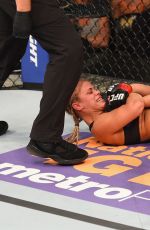 PAIGE VANZANT vs ALEX CHAMBERS at UFC 191 at MGM Grand Garden Arena in Las Vegas