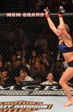 PAIGE VANZANT vs ALEX CHAMBERS at UFC 191 at MGM Grand Garden Arena in Las Vegas