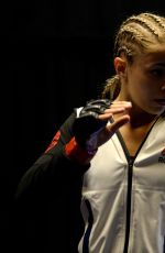 PAIGE VANZANT vs ALEX CHAMBERS at UFC 191 at MGM Grand Garden Arena in Las Vegas