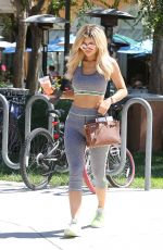 KYLIE JENNER in Tights Out and About in Los Angeles 09/07/2015