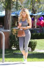 KYLIE JENNER in Tights Out and About in Los Angeles 09/07/2015