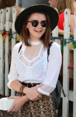 MAISIE WILLIAMS Out and About in Hollywood 09/22/2015