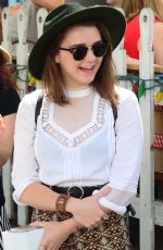 MAISIE WILLIAMS Out and About in Hollywood 09/22/2015