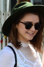 MAISIE WILLIAMS Out and About in Hollywood 09/22/2015