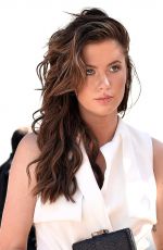 IRELAND BALDWIN Arrives at Badgley Mischka Fashion Show at NYFW 09/15/2015