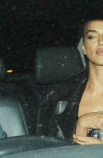 IRINA SHAYK at Chiltern Firehouse in London 09/19/2015