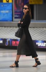 IRINA SHAYK at JFK Airport in New York 09/02/2015