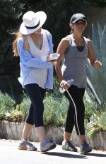 ISLA FISHER in Leggings Out Hiking in Los Angeles 08/30/2015