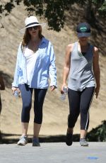 ISLA FISHER Out Hiking in Los Angeles 08/30/2015