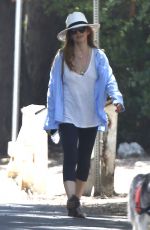ISLA FISHER Out Hiking in Los Angeles 08/30/2015