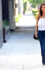 JAMIE CHUNG in Jeans Out and About in Beverly Hills 09/22/2015