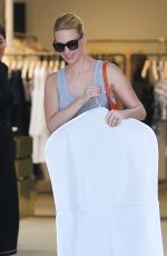 JANUARY JONES Shopping at Zimmermann on Melrose Place in West Hollwood 09/23/2015