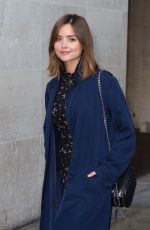 JENNA LOUISE COLEMAN Out Leaves BBC Radio 1 Studio in London 09/18/2015