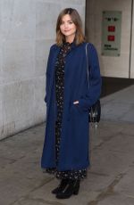 JENNA LOUISE COLEMAN Out Leaves BBC Radio 1 Studio in London 09/18/2015