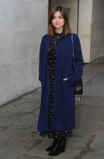 JENNA LOUISE COLEMAN Out Leaves BBC Radio 1 Studio in London 09/18/2015