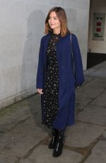 JENNA LOUISE COLEMAN Out Leaves BBC Radio 1 Studio in London 09/18/2015