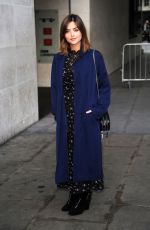 JENNA LOUISE COLEMAN Out Leaves BBC Radio 1 Studio in London 09/18/2015