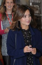 JENNA LOUISE COLEMAN Out Leaves BBC Radio 1 Studio in London 09/18/2015