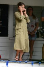 JENNIFER ANISTON on the Set of Mothers Day in Atlanta 08/31/2015