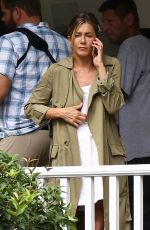 JENNIFER ANISTON on the Set of Mothers Day in Atlanta 08/31/2015
