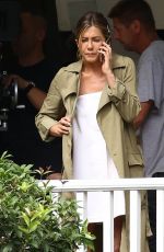 JENNIFER ANISTON on the Set of Mothers Day in Atlanta 08/31/2015