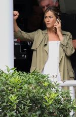 JENNIFER ANISTON on the Set of Mothers Day in Atlanta 08/31/2015