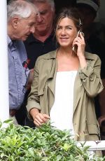 JENNIFER ANISTON on the Set of Mothers Day in Atlanta 08/31/2015