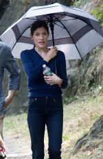 JENNIFER CARPENTER on the Set of Limitless Series in New York 09/01/2015