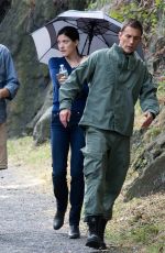 JENNIFER CARPENTER on the Set of Limitless Series in New York 09/01/2015
