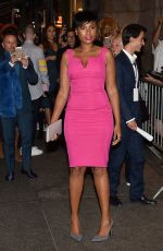 JENNIFER HUDSON at Zac Posen Fashion Show in New York 09/14/2015