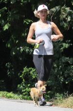 JENNIFER LAWRENCE Out Jogging in Atlanta 09/20/2015