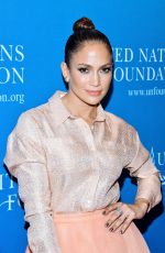 JENNIFER LOPEZ at UN Foundation