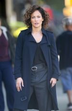 JENNIFER LOPEZ on the Set of Shades of Blue in New York 09/23/2015