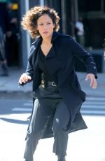 JENNIFER LOPEZ on the Set of Shades of Blue in New York 09/23/2015