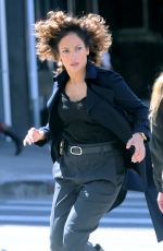 JENNIFER LOPEZ on the Set of Shades of Blue in New York 09/23/2015