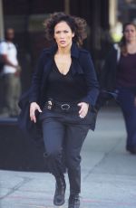 JENNIFER LOPEZ on the Set of Shades of Blue in New York 09/23/2015